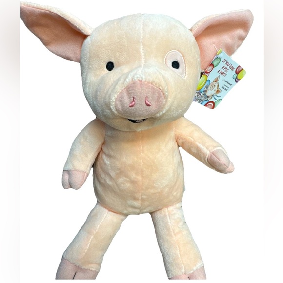 Kohl's Cares "If You Give a Pig a Party" Pink Plush Curly Tail 12” NEW! - Picture 5 of 5